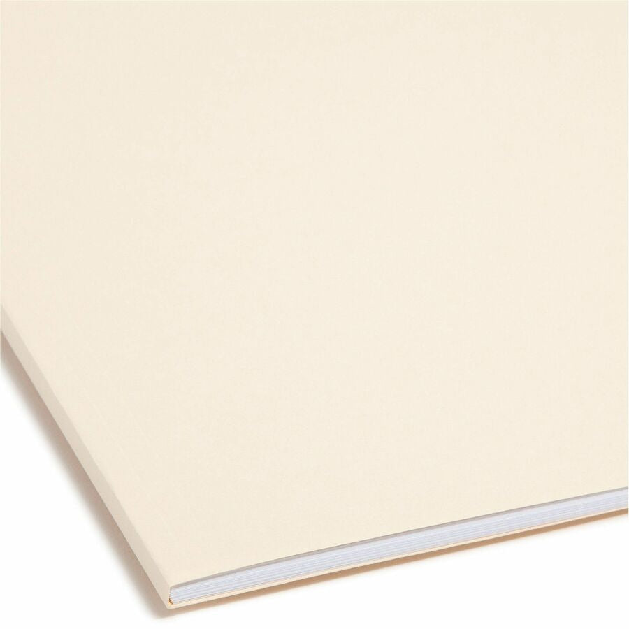 Smead 1/3 Tab Cut Letter Recycled Fastener Folder - 8 1/2’’ x 11’’ - 3/4’’ Expansion - 1 2K Fastener(s) - 2’’