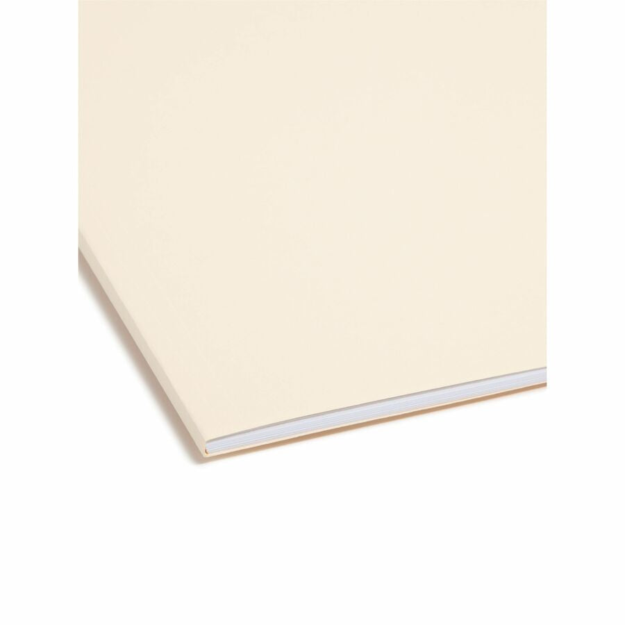 Smead 1/3 Tab Cut Letter Recycled Fastener Folder - 8 1/2’’ x 11’’ - 3/4’’ Expansion - 1 2K Fastener(s) - 2’’