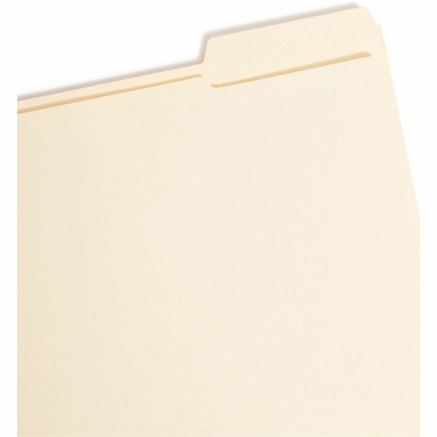 Smead 1/3 Tab Cut Letter Recycled Fastener Folder - 8 1/2’’ x 11’’ - 3/4’’ Expansion - 2 2K Fastener(s) - 2’’