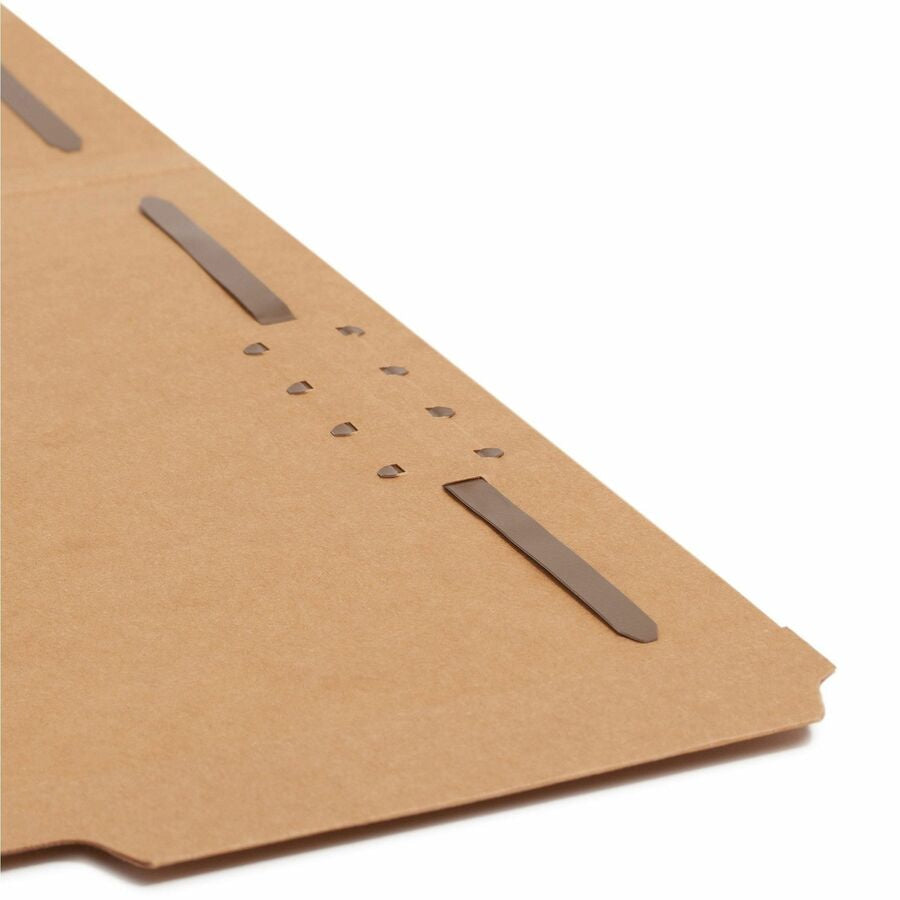 Smead 1/3 Tab Cut Letter Recycled Fastener Folder - 8 1/2’’ x 11’’ - 3/4’’ Expansion - 2 2K Fastener(s) - 2’’