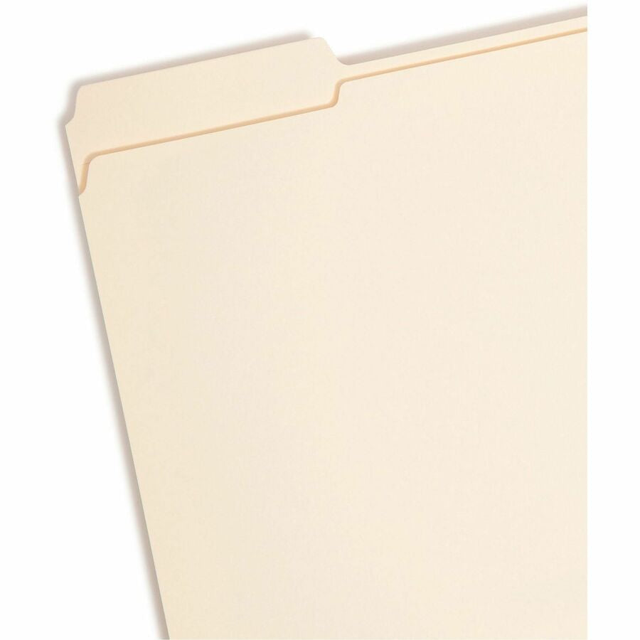 Smead 1/3 Tab Cut Letter Recycled Fastener Folder - 8 1/2’’ x 11’’ - 3/4’’ Expansion - 1 2K Fastener(s) - 2’’