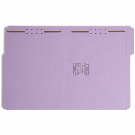 Smead 1/3 Tab Cut Letter Recycled Fastener Folder - 8 1/2’’ x 11’’ - 3/4’’ Expansion - 2 2K Fastener(s) - 2’’ Capacity