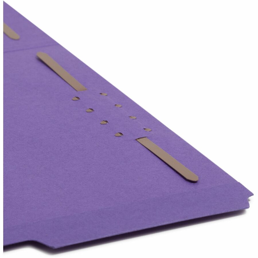 Smead 1/3 Tab Cut Letter Recycled Fastener Folder with Fastener - Alternate-Image3