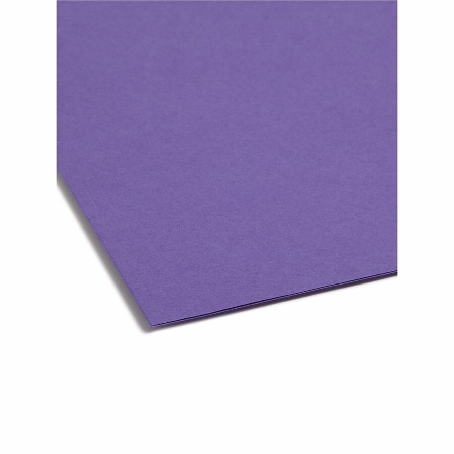 Smead 1/3 Tab Cut Letter Recycled Fastener Folder with Fastener - Alternate-Image1