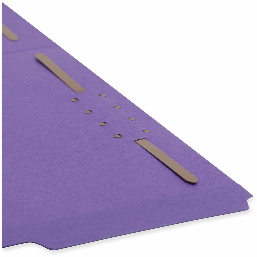 Smead 1/3 Tab Cut Letter Recycled Fastener Folder with Fastener - Alternate-Image5