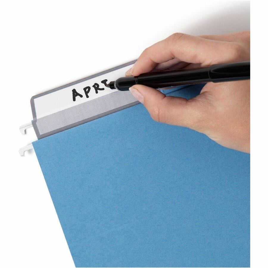 Smead 1/3 Tab Cut Letter Recycled Hanging Folder - 11 pt. - Paperboard - Adhesive Label Write-on - 20 / Box - Folders &