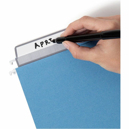 Smead 1/3 Tab Cut Letter Recycled Hanging Folder - 11 pt. - Paperboard - Adhesive Label Write-on - 20 / Box - Folders &