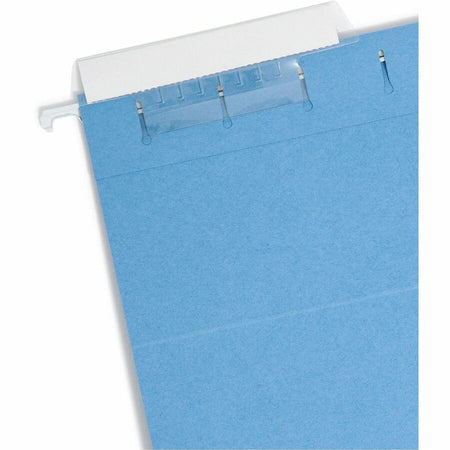 Smead 1/3 Tab Cut Letter Recycled Hanging Folder - 8 1/2’’ x 11’’ - Top Location - Assorted Position - 11 pt. - Poly