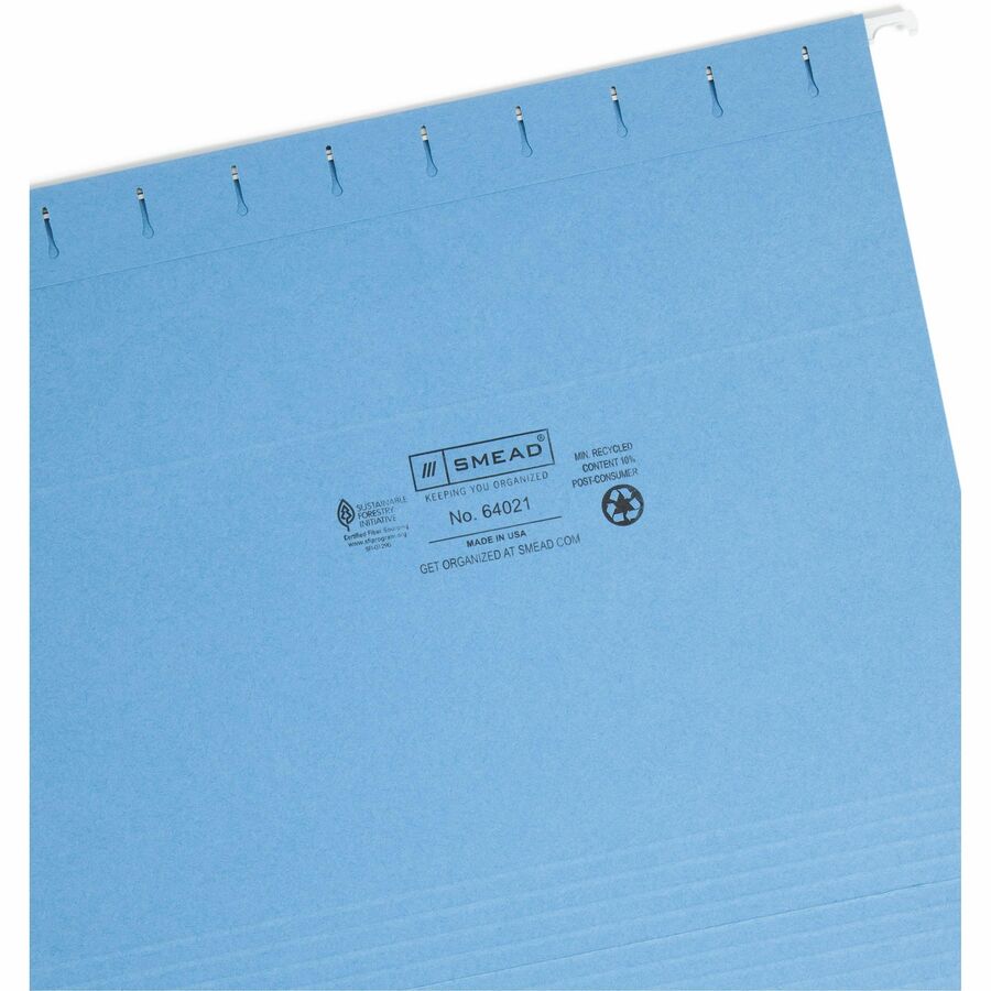 Smead 1/3 Tab Cut Letter Recycled Hanging Folder - Alternate-Image5
