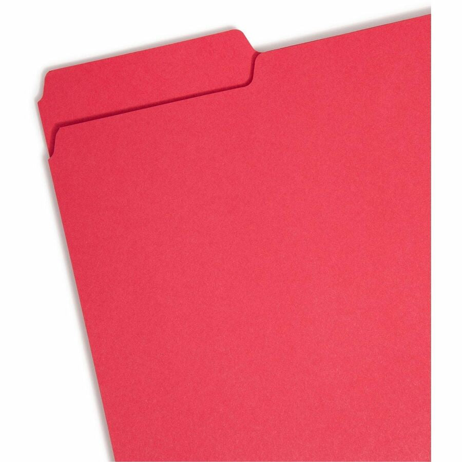Smead 1/3 Tab Cut Letter Recycled Interior File Folder - Right