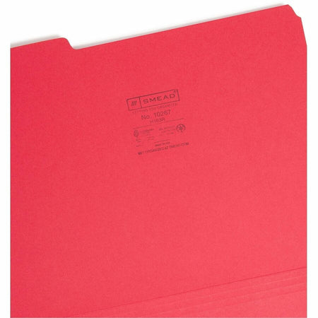 Smead 1/3 Tab Cut Letter Recycled Interior File Folder - Right
