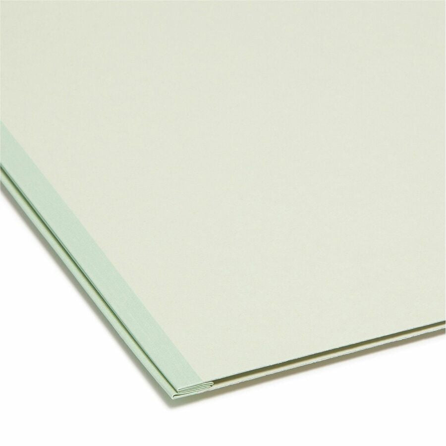 Smead 1/3 Tab Cut Letter Recycled Top File Folder - 8 1/2’’ x 11’’ - 2’’ Expansion - Location - Assorted Position