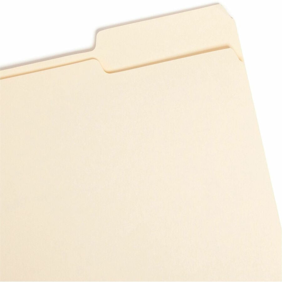 Smead 1/3 Tab Cut Letter Recycled Top Tab File Folder - Top