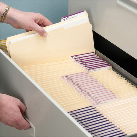Smead 1/3 Tab Cut Letter Recycled Top Tab File Folder - Alternate-Image2
