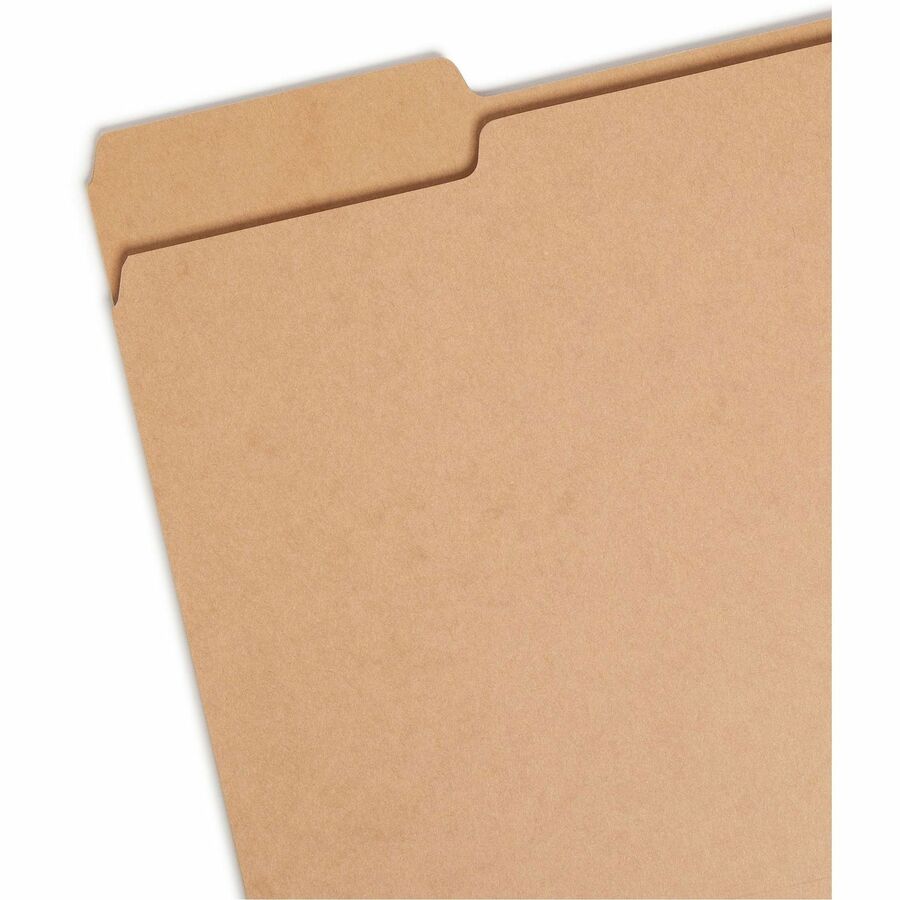 Smead 1/3 Tab Cut Letter Recycled Top Tab File Folder - Left