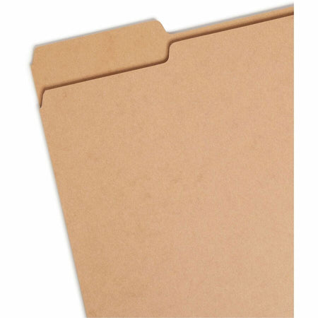 Smead 1/3 Tab Cut Letter Recycled Top Tab File Folder - Left