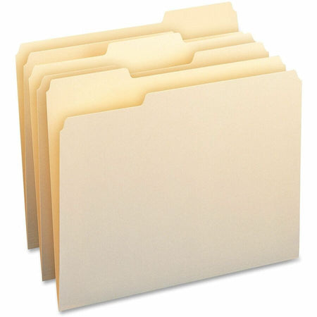 Smead 1/3 Tab Cut Letter Recycled Top Tab File Folder - Right