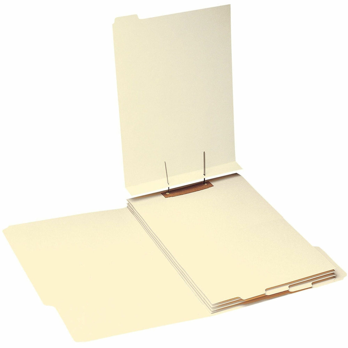 Smead 1/5 Tab Cut Legal Folder Divider with Fastener - Assorted Tab(s) - 10% Recycled - 50 / Pack - Filing Accessories