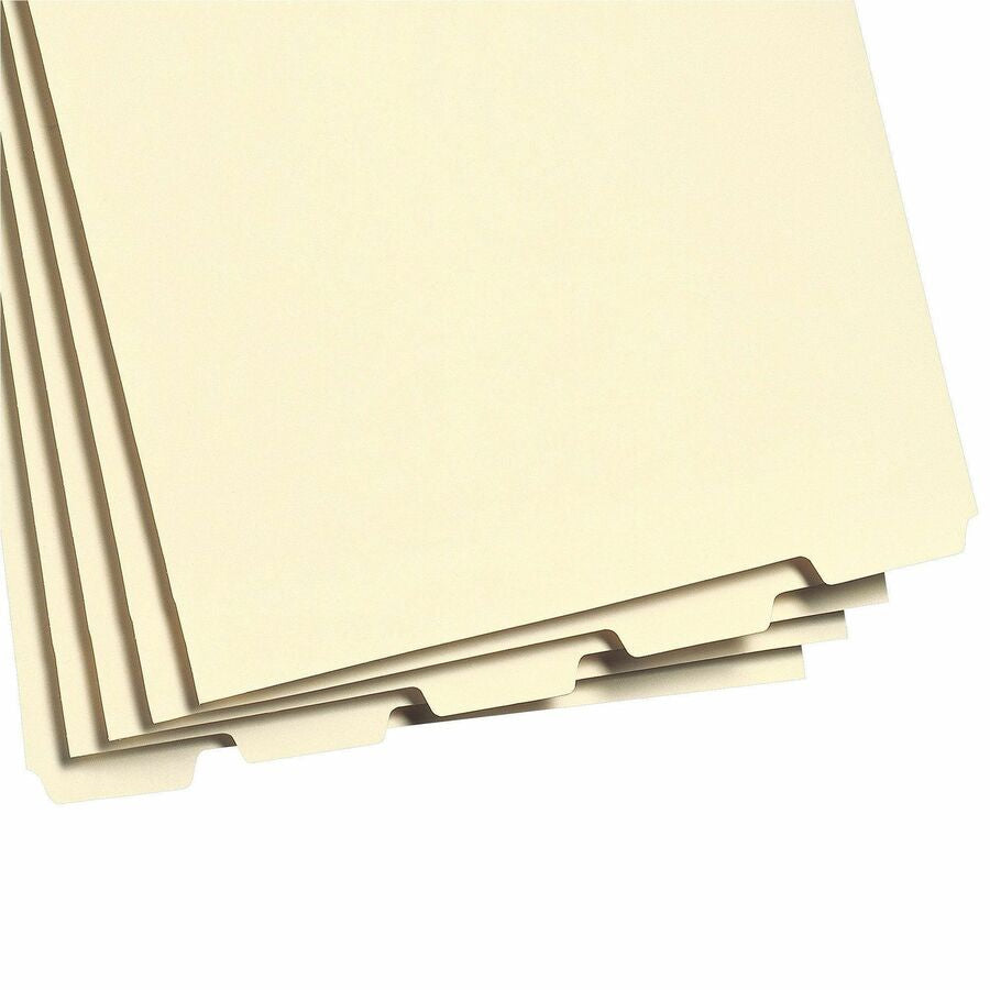 Smead 1/5 Tab Cut Legal Folder Divider with Fastener - Assorted Tab(s) - 10% Recycled - 50 / Pack - Filing Accessories