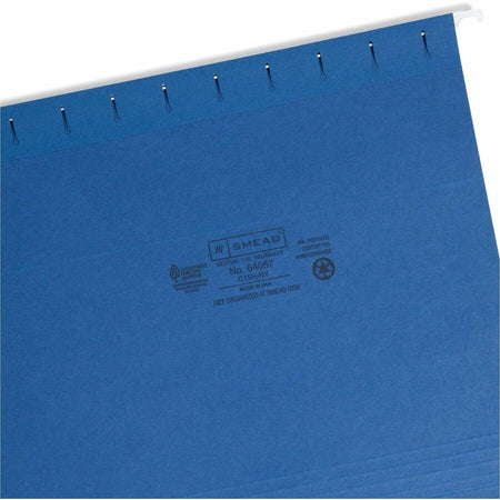 Smead 1/5 Tab Cut Letter Recycled Hanging Folder - Right