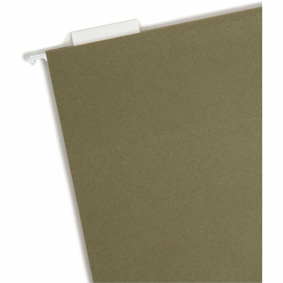 Smead 1/5 Tab Cut Letter Recycled Hanging Folder - Left