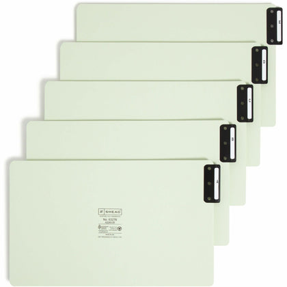 Smead 100% Recycled Vertical Filing Guides - A-Z Tabs - Legal Size