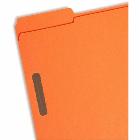 Smead 12540 1/3 Tab Cut Letter Recycled Fastener Folder - 8 1/2’’ x 11’’ - 2 2K Fastener(s) - 2’’ for - Top Location