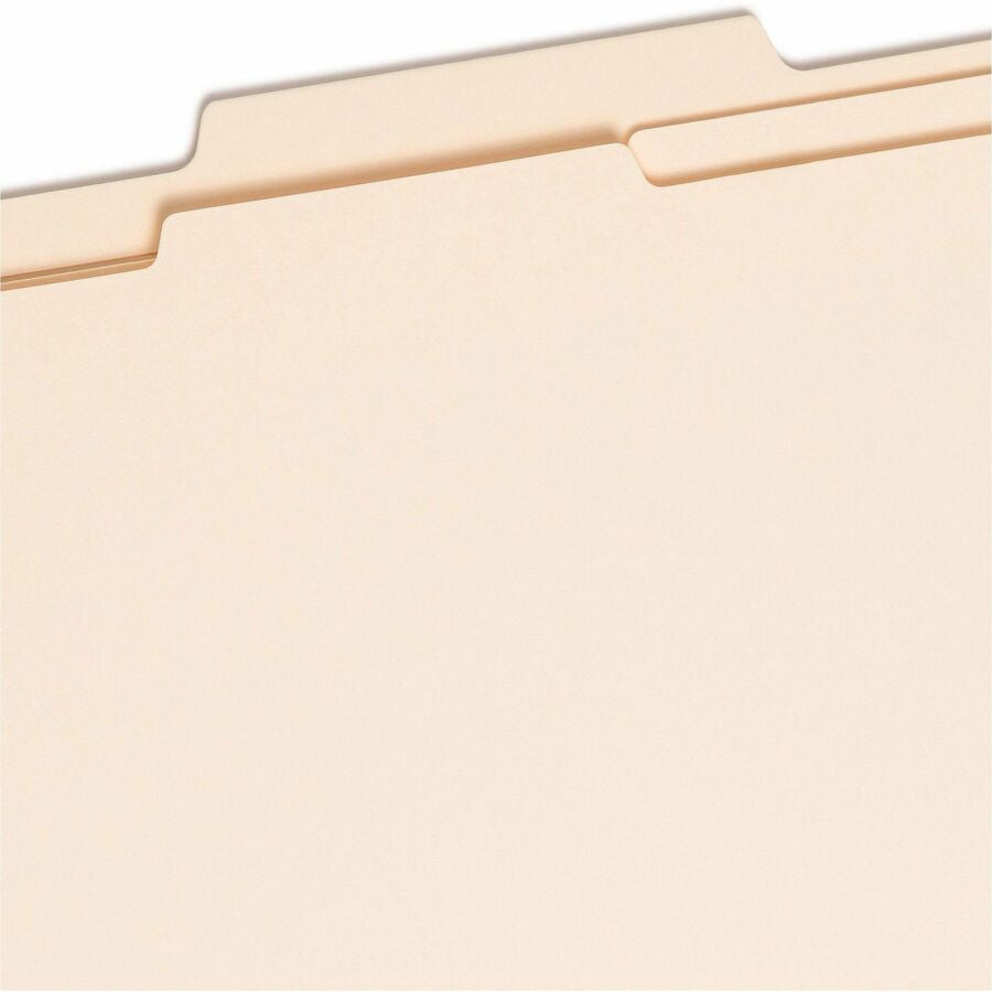 Smead 2/5 Tab Cut Legal Recycled Classification Folder - 8 1/2’’ x 14’’ - 2’’ Expansion - 2 2B Fastener(s)