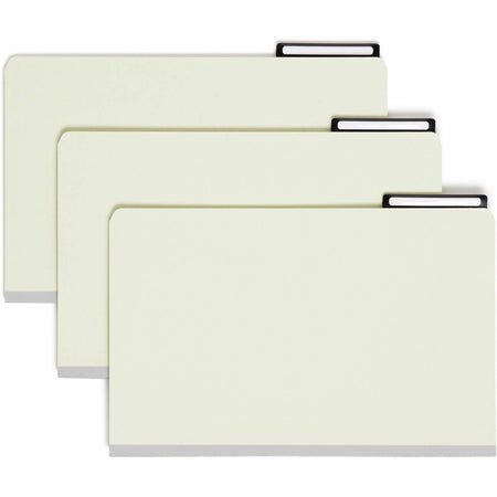 Smead 2/5 Tab Cut Legal Recycled Classification Folder - 2000
