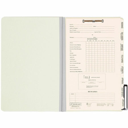 Smead 2/5 Tab Cut Legal Recycled Classification Folder - Front