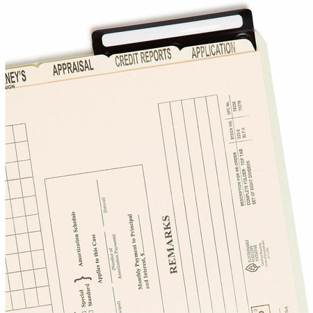 Smead 2/5 Tab Cut Legal Recycled Classification Folder - Top