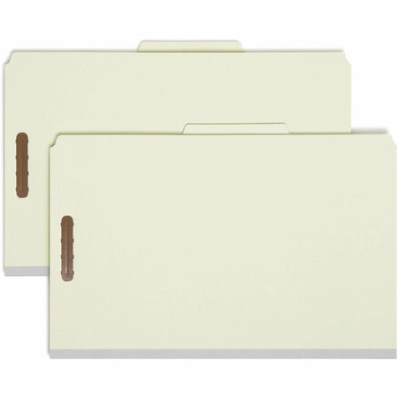 Smead 2/5 Tab Cut Legal Recycled Classification Folder - 2000