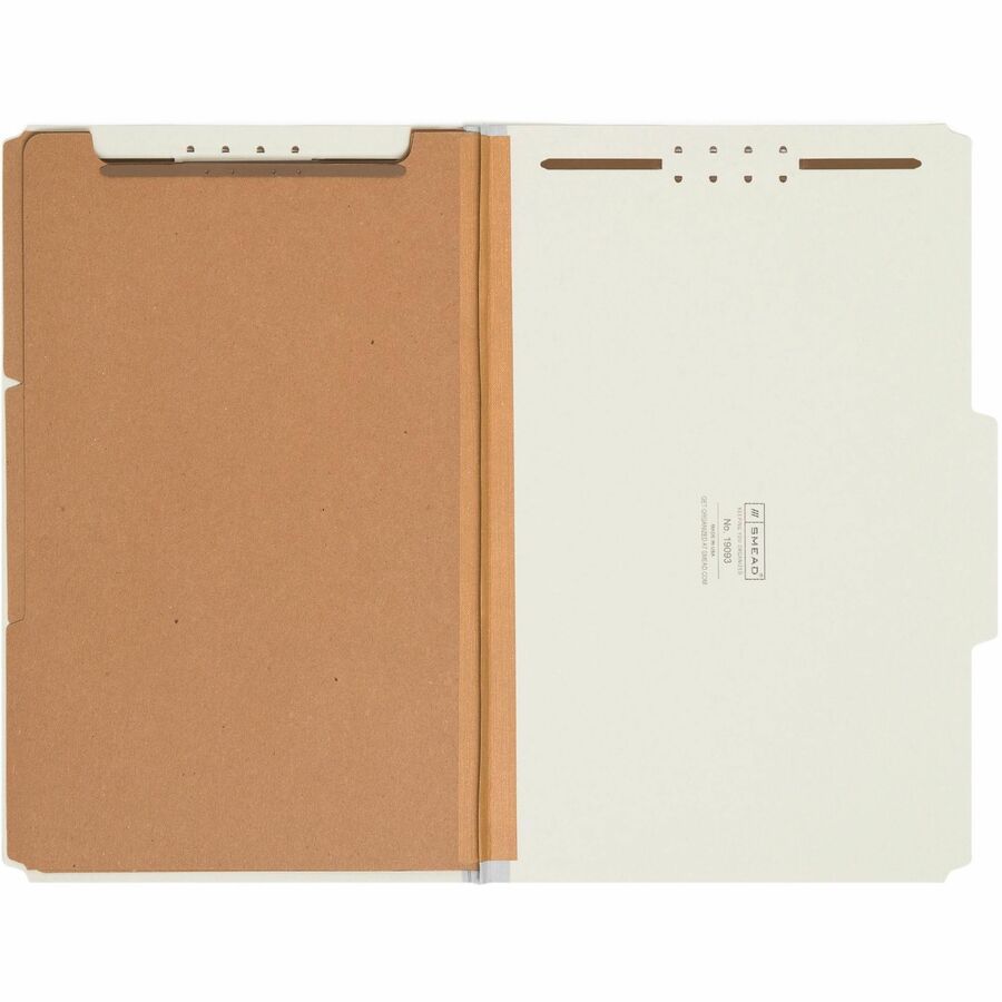Smead 2/5 Tab Cut Legal Recycled Classification Folder - Alternate-Image1