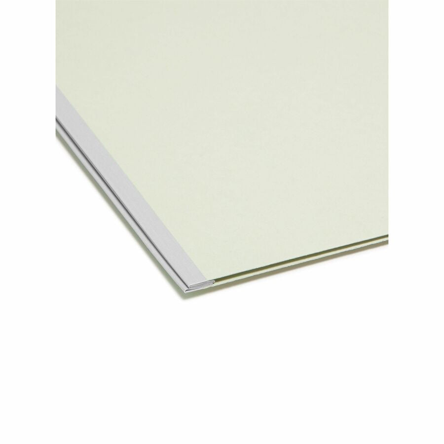 Smead 2/5 Tab Cut Legal Recycled Fastener Folder - 8 1/2’’ x 14’’ - 2’’ Expansion - 2 2S Fastener(s) - Top Location