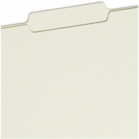 Smead 2/5 Tab Cut Legal Recycled Fastener Folder - 8 1/2’’ x 14’’ - 2’’ Expansion - 2 2S Fastener(s) - for - Folders