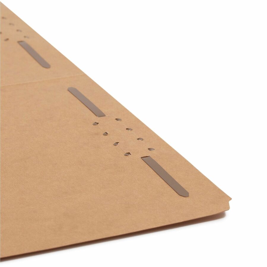 Smead 2/5 Tab Cut Legal Recycled Fastener Folder - Right