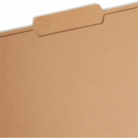 Smead 2/5 Tab Cut Legal Recycled Fastener Folder - Top