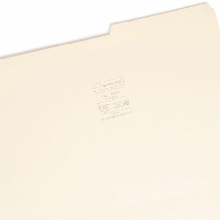 Smead 2/5 Tab Cut Legal Recycled Top Tab File Folder - Left