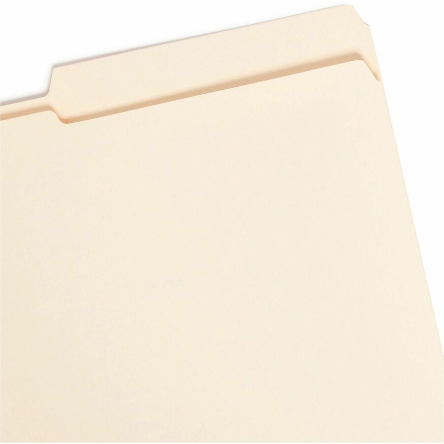 Smead 2/5 Tab Cut Legal Recycled Top Tab File Folder - Top