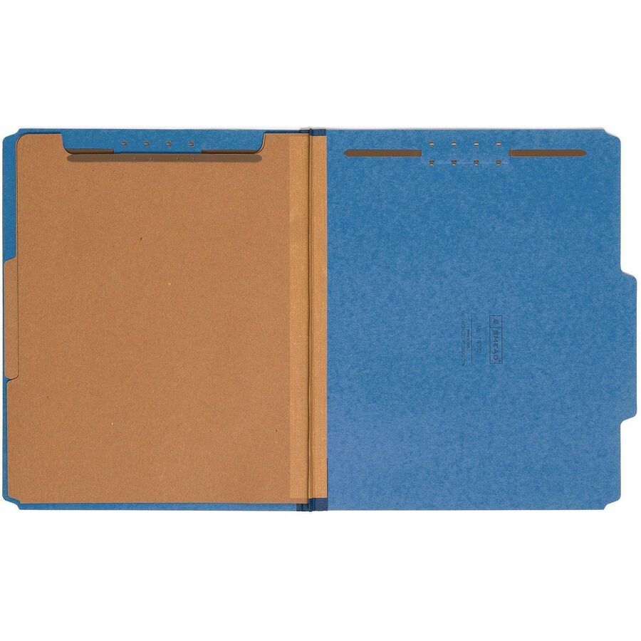 Smead 2/5 Tab Cut Letter Recycled Classification Folder - Front