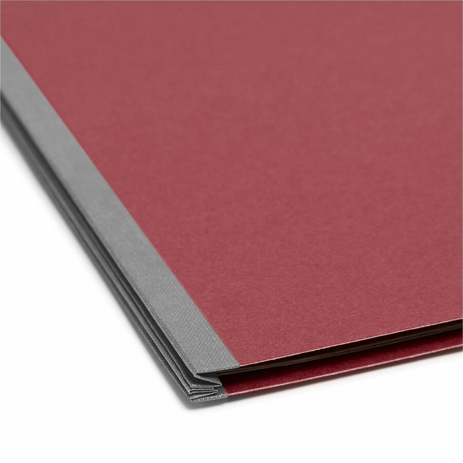 Smead 2/5 Tab Cut Letter Recycled Classification Folder - Bottom