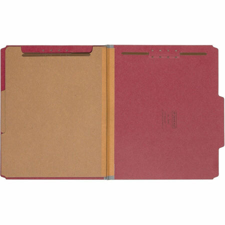 Smead 2/5 Tab Cut Letter Recycled Classification Folder - Front
