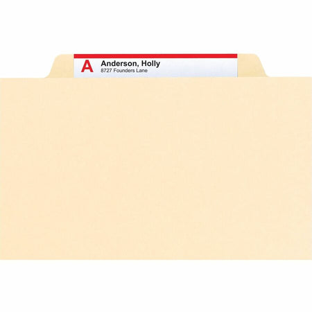 Smead 2/5 Tab Cut Letter Recycled Classification Folder - Alternate-Image3