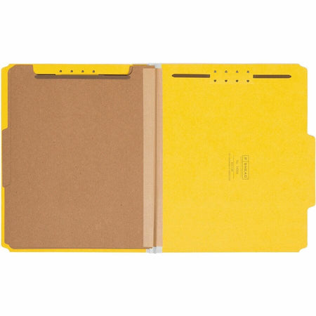 Smead 2/5 Tab Cut Letter Recycled Classification Folder - Front