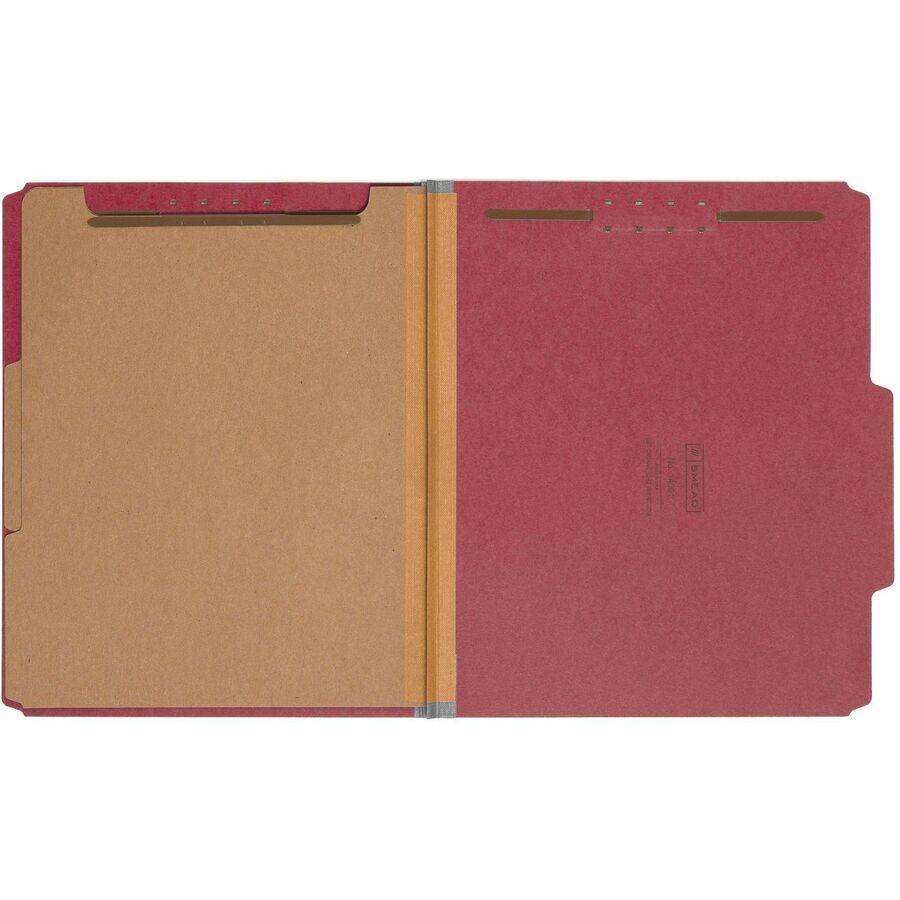 Smead 2/5 Tab Cut Letter Recycled Classification Folder - Alternate-Image1