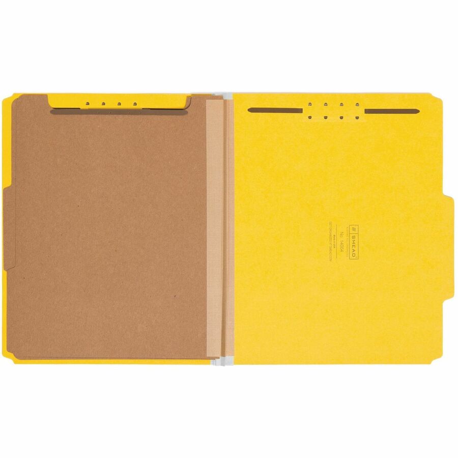 Smead 2/5 Tab Cut Letter Recycled Classification Folder - Alternate-Image1