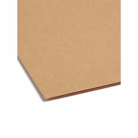 Smead 2/5 Tab Cut Letter Recycled Fastener Folder - 8 1/2’’ x 11’’ - 3/4’’ Expansion - 2 2K Fastener(s) - 2’’