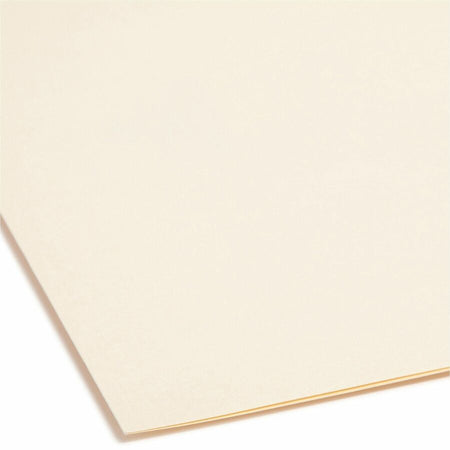 Smead 2/5 Tab Cut Letter Recycled Fastener Folder - 8 1/2’’ x 11’’ - 3/4’’ Expansion - 2 2K Fastener(s) - 2’’