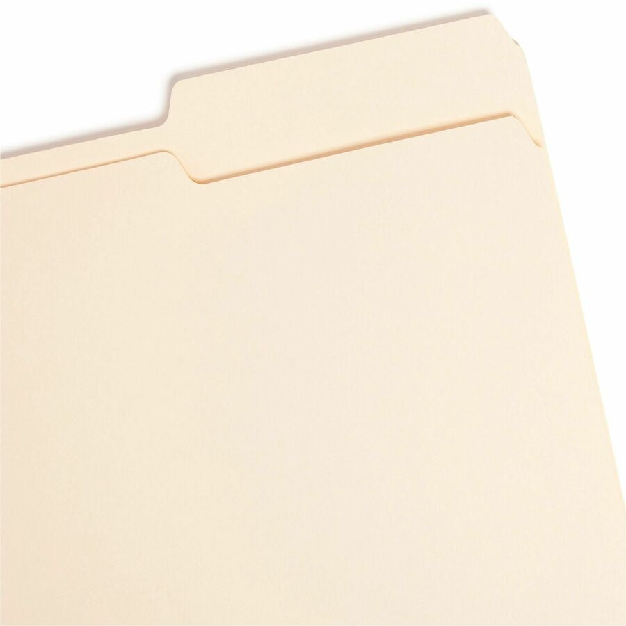 Smead 2/5 Tab Cut Letter Recycled Top Tab File Folder - Top