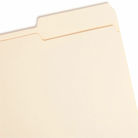 Smead 2/5 Tab Cut Letter Recycled Top Tab File Folder - Top